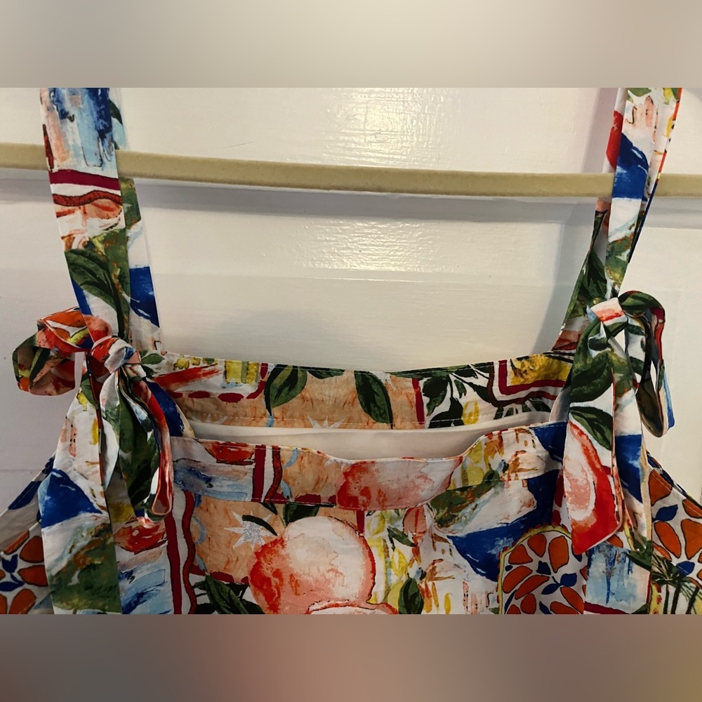 TCEC Colorful Patterned Tie-Strap Top - Picture 5 of 6